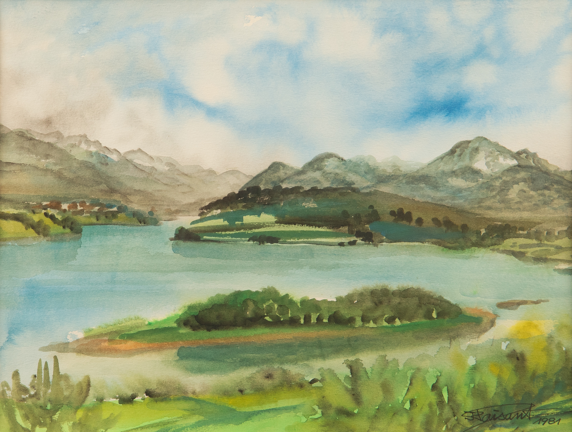 Un miroir tranquille et serein - le lac de la Gruyère - Avry-devant-Pont - Fribourg - Suisse