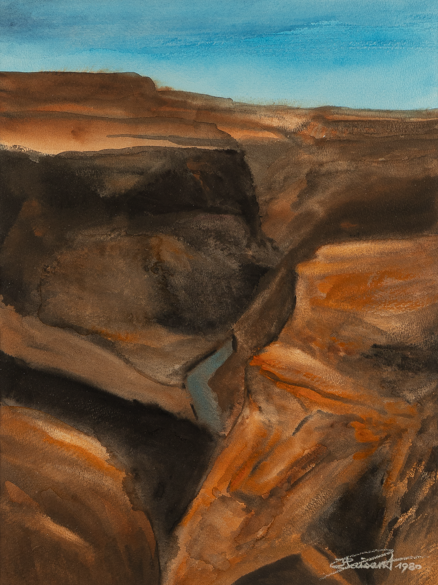 JPF-AR-032_Jean-Paul_Faisant_l-impeteux_Colorado_Toroweap_Parc_National_de_Grand_Canyon_Arizona_1980