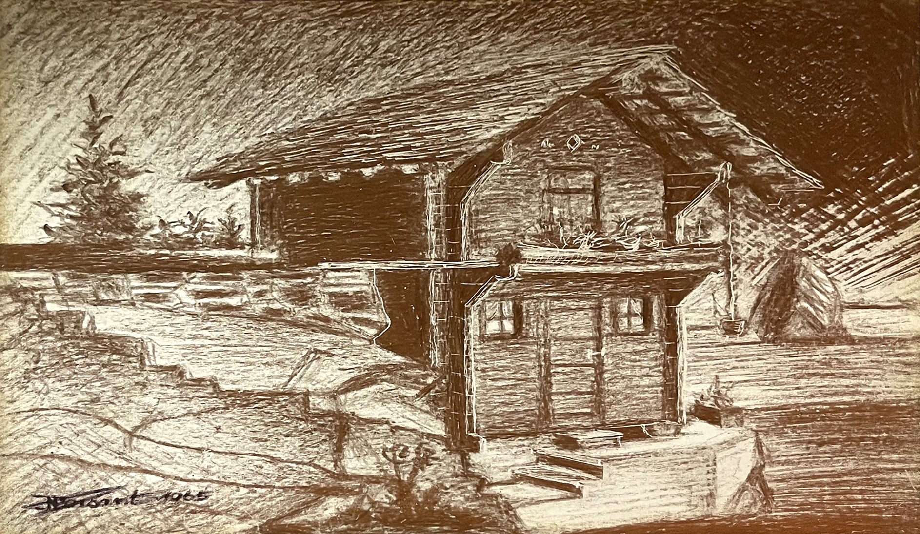 JPF-DS-015_Jean-Paul_Faisant_Le_Mazot_Fionnay_en_Valais_1965